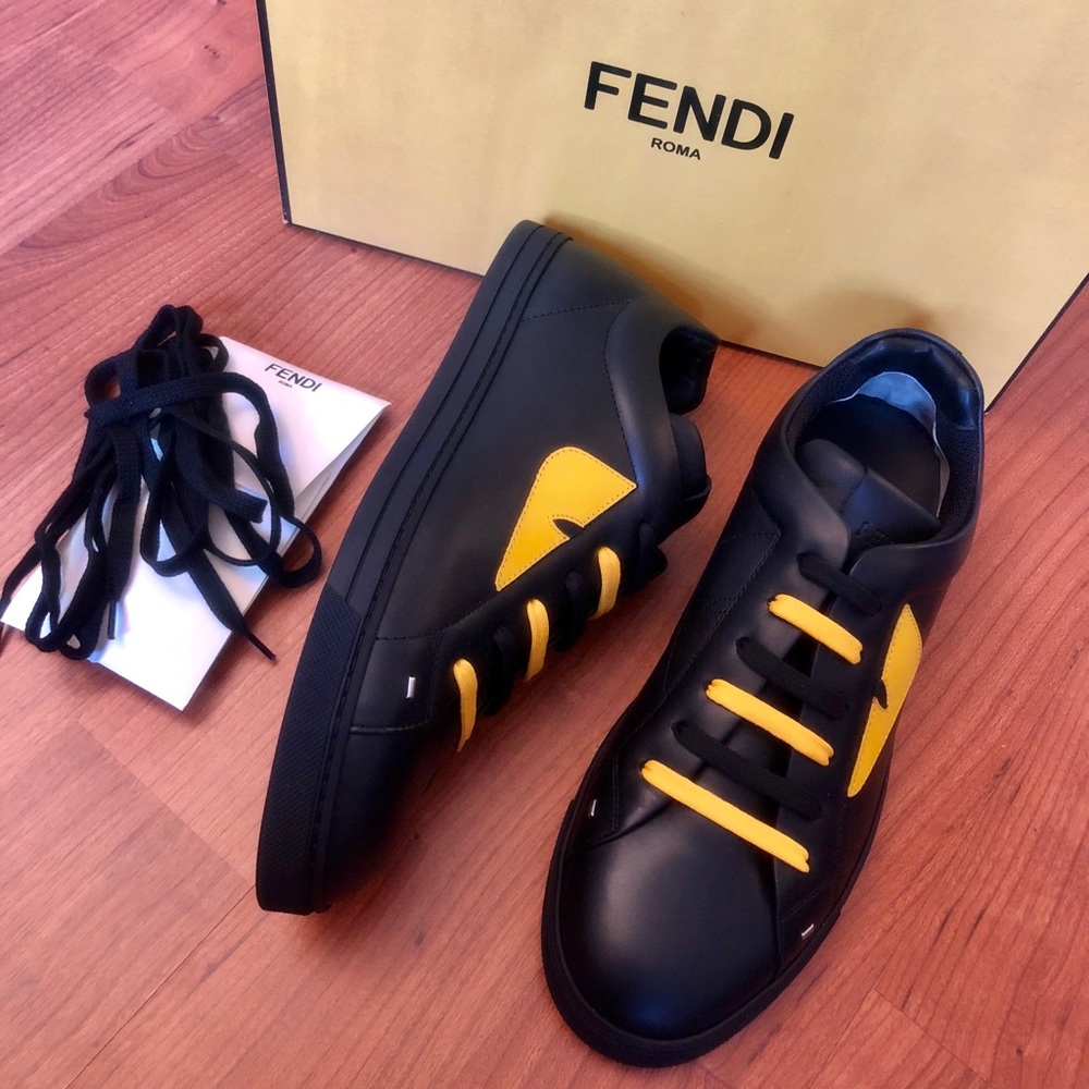 NIB Fendi men’s monster sneaker US8